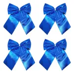 Adorno Colgante Navidad Moño 9cm Para Decoración Navideño X4