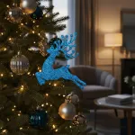 Set X4 Adorno Colgante Reno Navideño Deco Arbolito Navidad