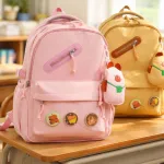 Mochila Infantil Escolar Urbana Capibara Con Monedero