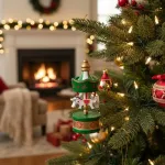 Set Adornos Carrusel Colgante Navideño Decoración Pack X6