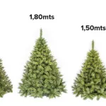 Arbol De Navidad Ciprés 1,50 Mts Tope De Gama Ultra Frondoso