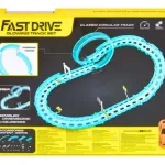Pista Lanzador De Autos Brillante Luminosa Con Luces Niños