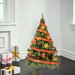 Arbol Navidad Tronador 2,10m + Kit 60 Rojo Oro Black Friday