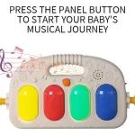 Gimnasio Piano Musical Huanger Bebé 0-1 Años Luces Sonidos Sonajeros