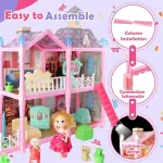 Casa Mansión De Muñecas Con Luces