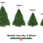 Arbolito De Navidad Montañes Deluxe 1,50mts Base Metalica