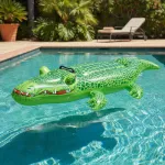 Colchoneta Cocodrilo Inflable Flotador Para Pileta Agua