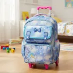 Mochila Escolar Infantil Carrito Con Ruedas Para Niñas Nenas