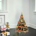 Arbol Navidad Tronador 1,50m + Kit 40 Rojo Oro Black Friday