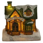 Casa Christmas Village Casita Navideña C/luz Deco A Pila X1