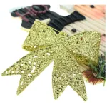 Adornos Navideños Moños Gibré Arbolito De Navidad 6cm X4