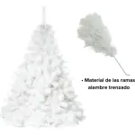 Arbol De Navidad Fabesa Patagonia Blanco 180 Cm X 145 Cm