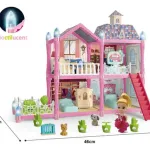 Casa Mansión De Muñecas Con Luces