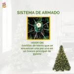 Arbol De Navidad Fabesa Pino Natural Super Real 2.10mts