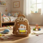 Mochila Infantil Jardin Capibara Para Niños Niñas Escolar