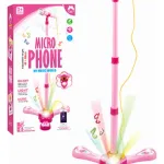 Micrófono Infantil Karaoke Luces Conexión Mp3 Celular
