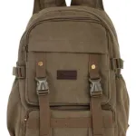 Mochila Vintage Lona Moda Urbana Universitaria Escolar