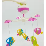 Movil Cunero Musical Movil Bebe Para Cuna Y Practicuna Color Blanco
