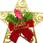 Estrella Decoración Navideña Para Arbol Deco Puerta