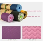 Yoga Mat 6mm Colchoneta Pilates Fitness Tpe Gimnasia