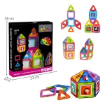 Bloques Magneticos Con Imanes Didacticos 26 Piezas Versión Del Personaje Imanes Magneticos