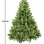 Árbol De Navidad Fabesa Natural 1.3m Pino Desmontable