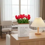 Tulipan Artificial Flores Artificiales Decoracion X1