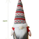 Muñeco De Navidad Gnomo Adorno Navideño Decoración 24cm
