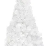 Árbol De Navidad Tronador Slim Blanco 1.50mts Base Metal