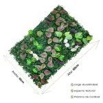 Jardín Vertical Artificial Flores Interior Exterior 40x60cm
