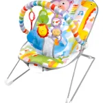 Mecedora Silla Multicolor Para Bebe Con Vibración Y Sonajero