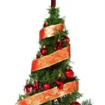 Arbolito De Navidad 80cm Con Adornos 30 Piezas Rojo