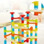 Laberinto Bolitas Expreso Polar 88 Piezas Didáctico Plástico Niños 2-8 Años Rojo