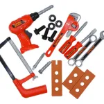 Kit Herramientas De Juguete 18 Piezas Con Caja Infantil