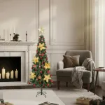 Arbol Navidad Tronador Slim Verde 1,50mt + Kit Decoracion