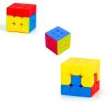 Cubo Magico Rompecabezas Profesional 3x3x3 Velocidad Rubik Estructura Amarillo