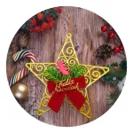 Estrella Decoración Navideña Para Arbol Deco Puerta