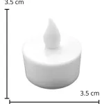 Pack X24 Velita Luz Led Calida Pilas Incluidas Decoracion