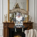 Adorno Colgante Para Puerta Decoración Navideña Deco Navidad