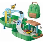 Juguete Mochila Pista De Autos Policía Bombero Construcción