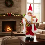 Papa Noel 40cm Muñeco Navideño Decoracion Navidad