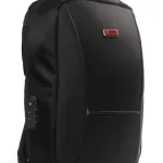 Mochila Pierre Cardin Portanotebook Color Negro Diseño De La Tela Liso
