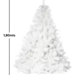 Arbol Navidad Extra Lujo Patagonia Blanco 1,80mts