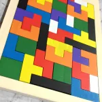 Tetris Rompecabezas De Madera Juego Didáctico 3d Puzzle