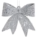 Adornos Navideños Moños Gibré Arbolito De Navidad 6cm X4