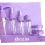 Kit Neceser Frascos De Viaje Avión Envases Recargables X6