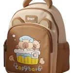 Mochila Infantil Jardin Capibara Para Niños Niñas Escolar