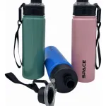 Botella De Acero Inoxidable 750ml A Rosca Con Pico Y Manija