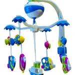 Movil Giratorio Cunero Musical Movil Bebe Cuna Y Practicuna