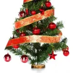 Arbolito De Navidad 80cm Con Adornos 30 Piezas Rojo